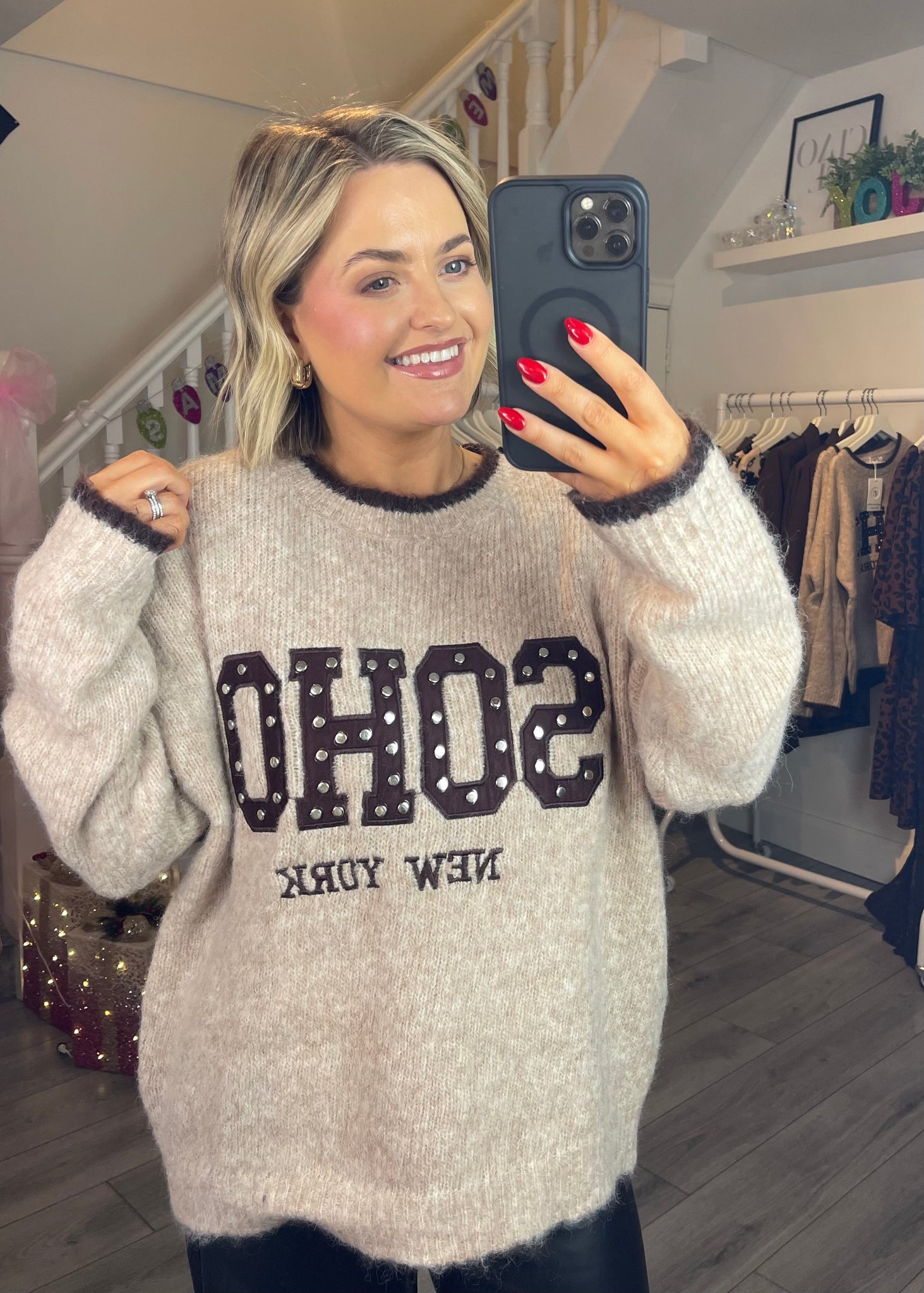 Soho Jumper Beige