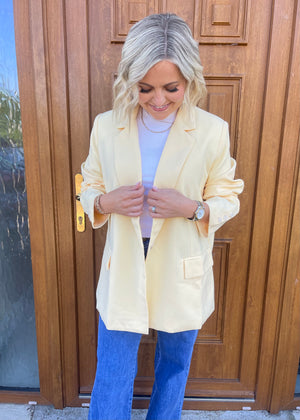 Luna Blazer Lemon