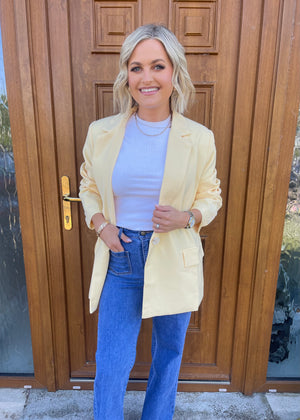 Luna Blazer Lemon