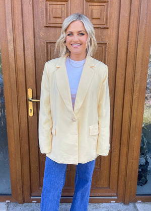 Luna Blazer Lemon