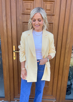 Luna Blazer Lemon