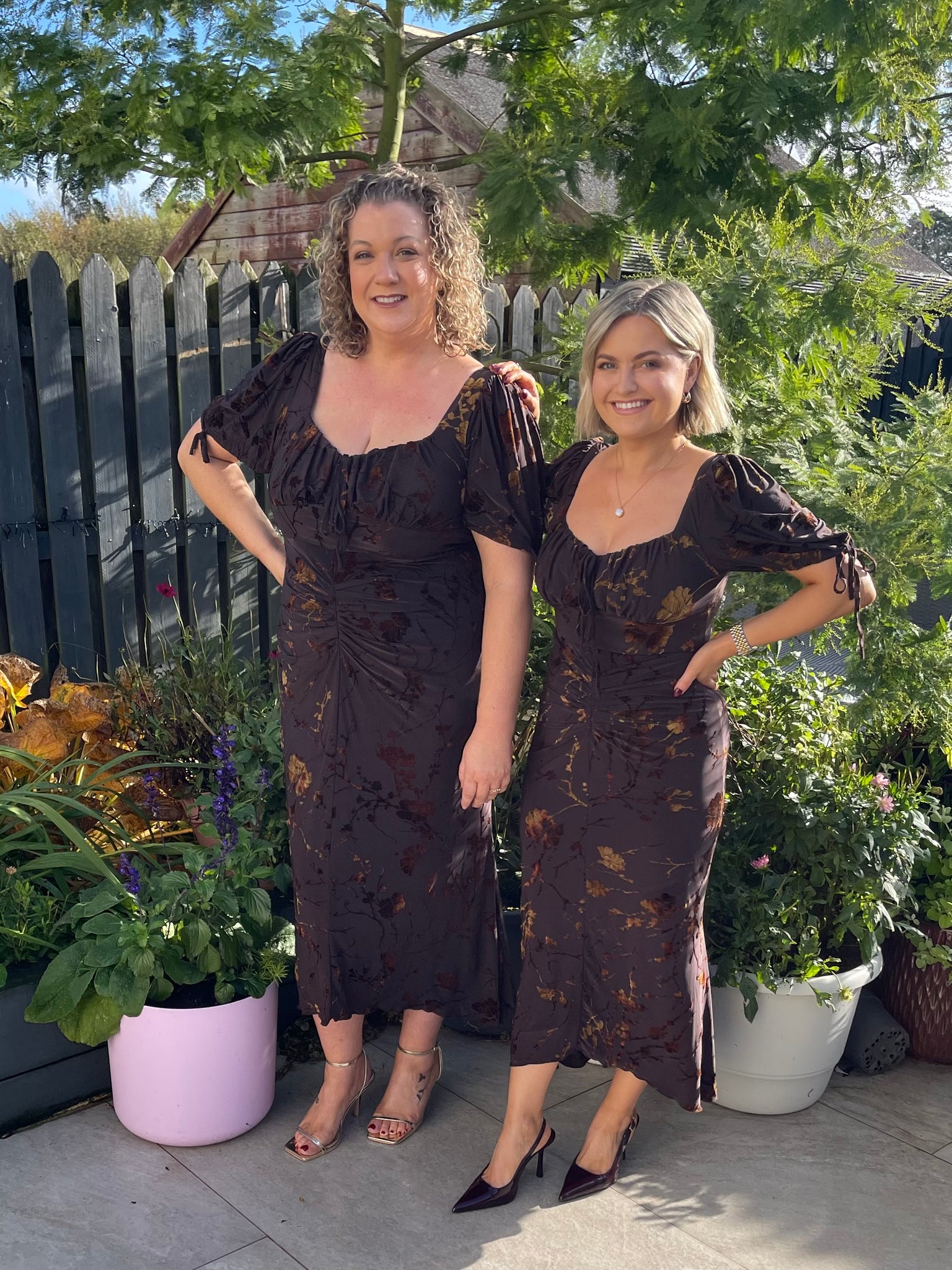 Maribel Midi Dress Brown