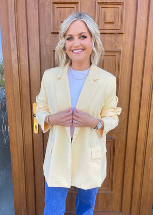 Luna Blazer Lemon
