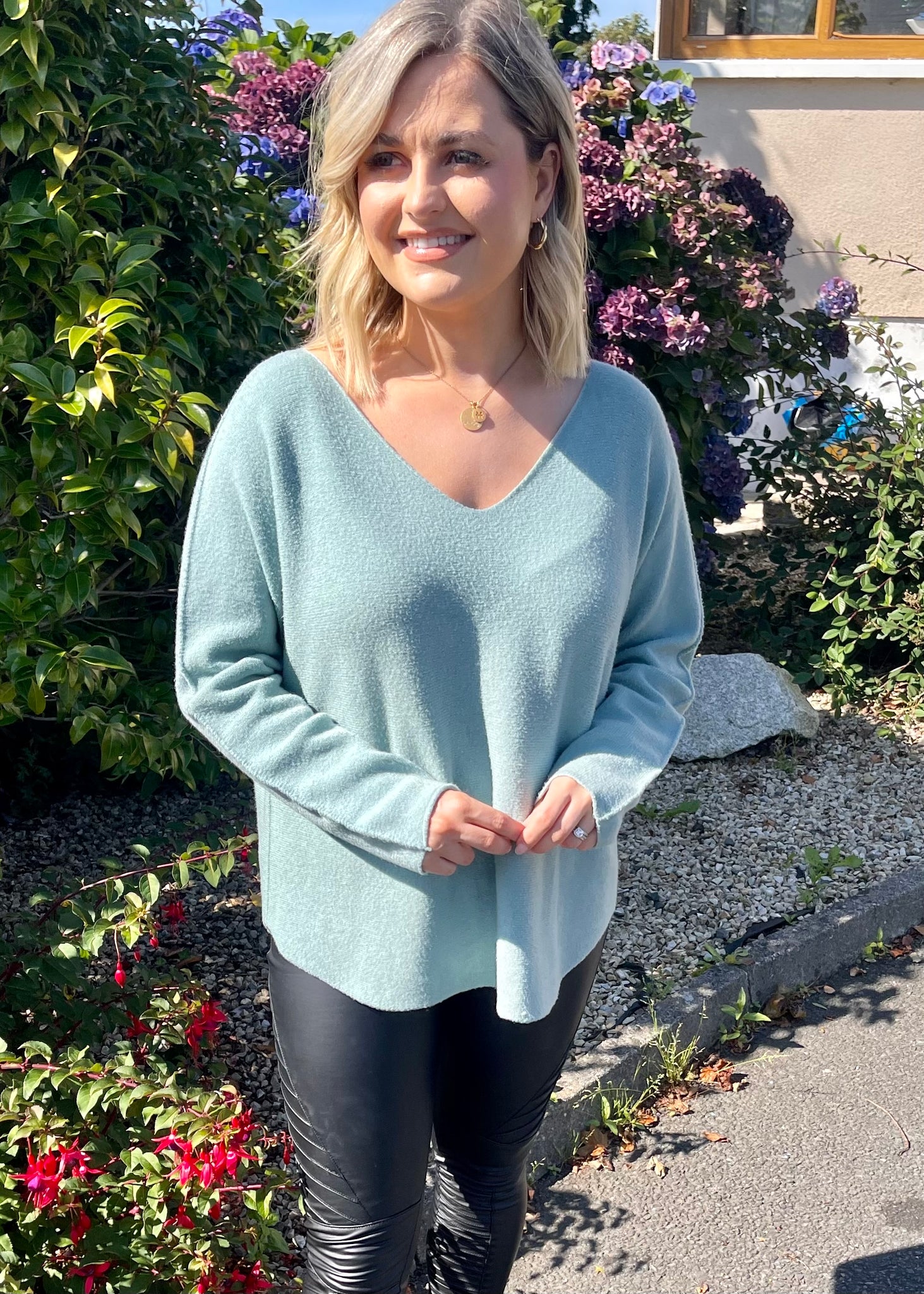 Erin Knit Sea Turquoise