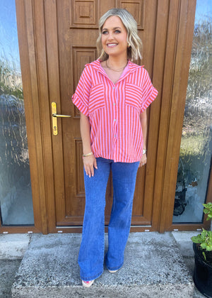 Vivienne Shirt Pink & Coral