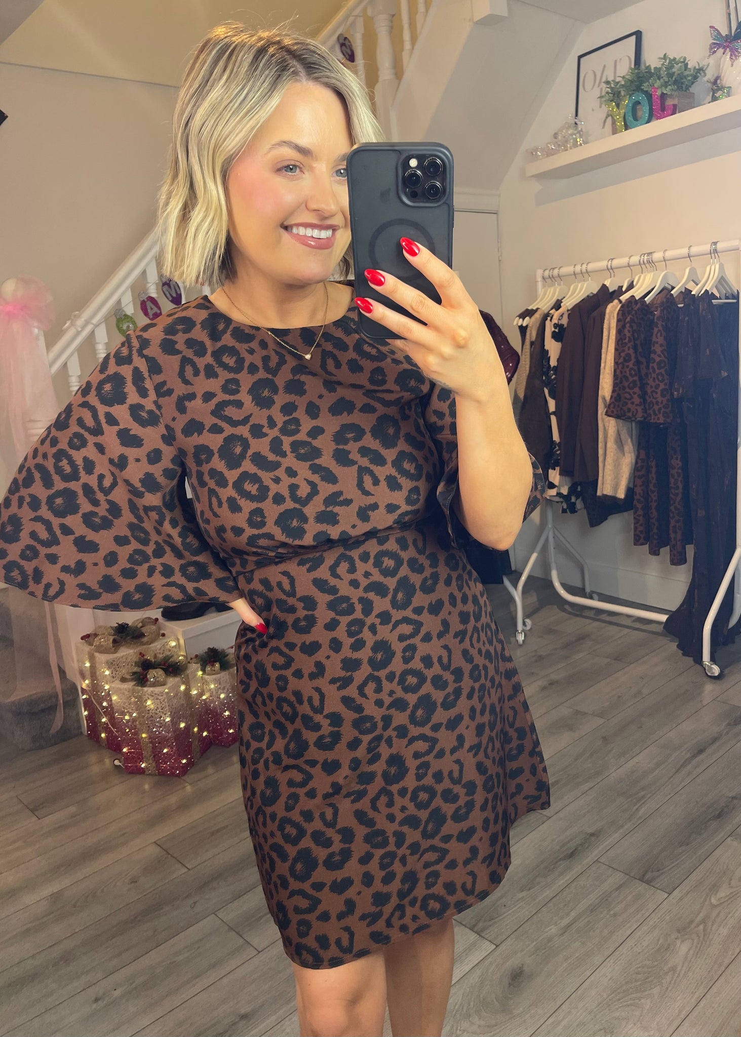 Savannah Leopard Dress