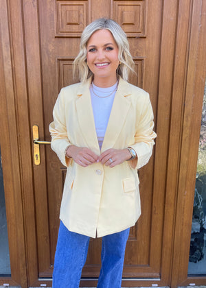 Luna Blazer Lemon