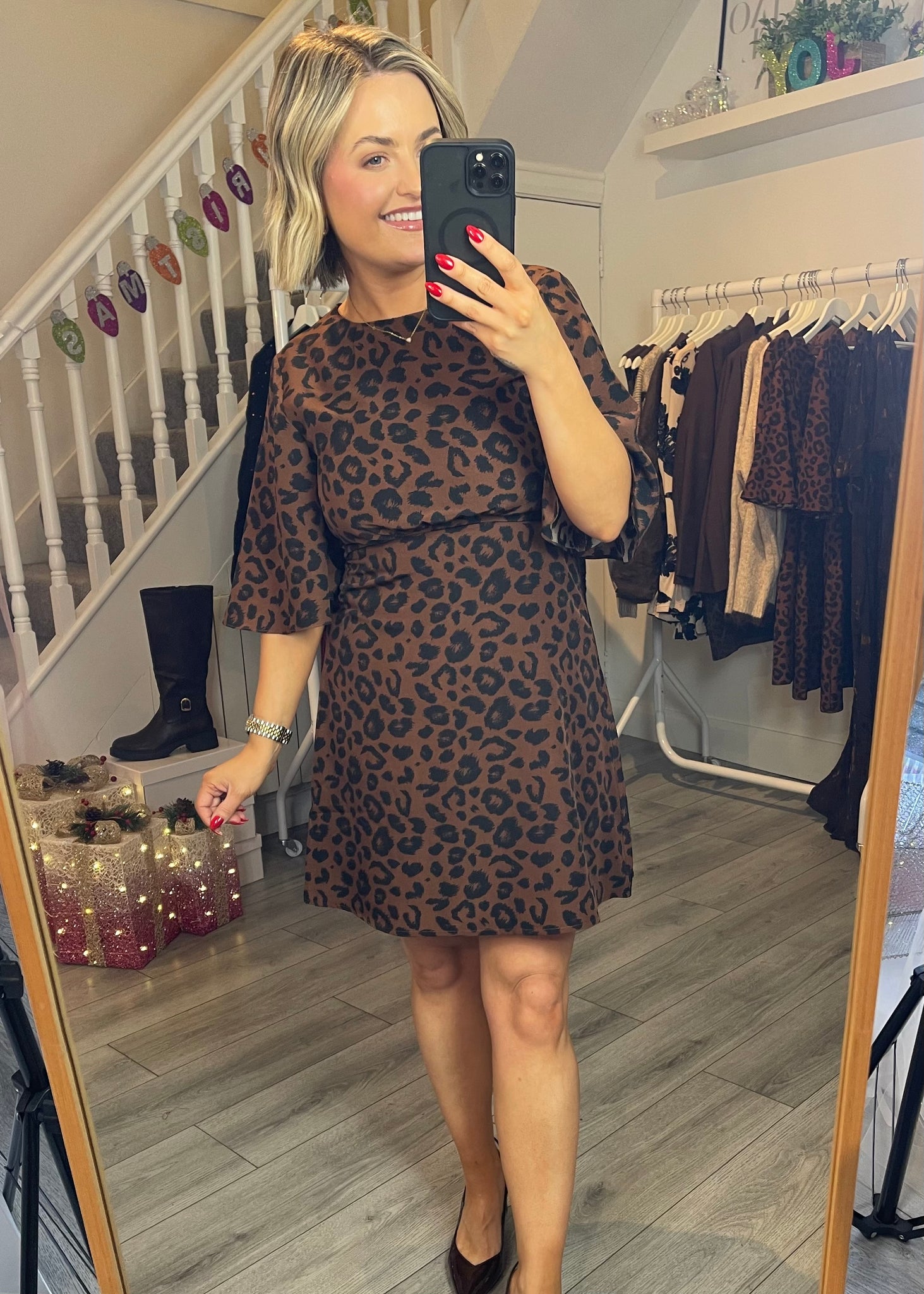 Savannah Leopard Dress