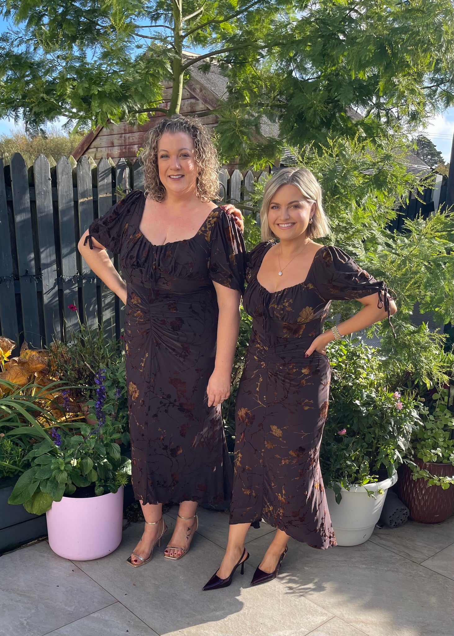 Maribel Midi Dress Brown