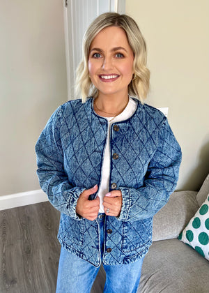 Lexi Denim Bomber