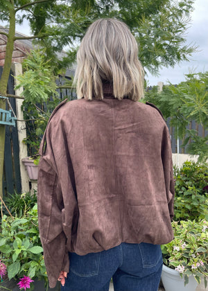 Sedona Suede Bomber