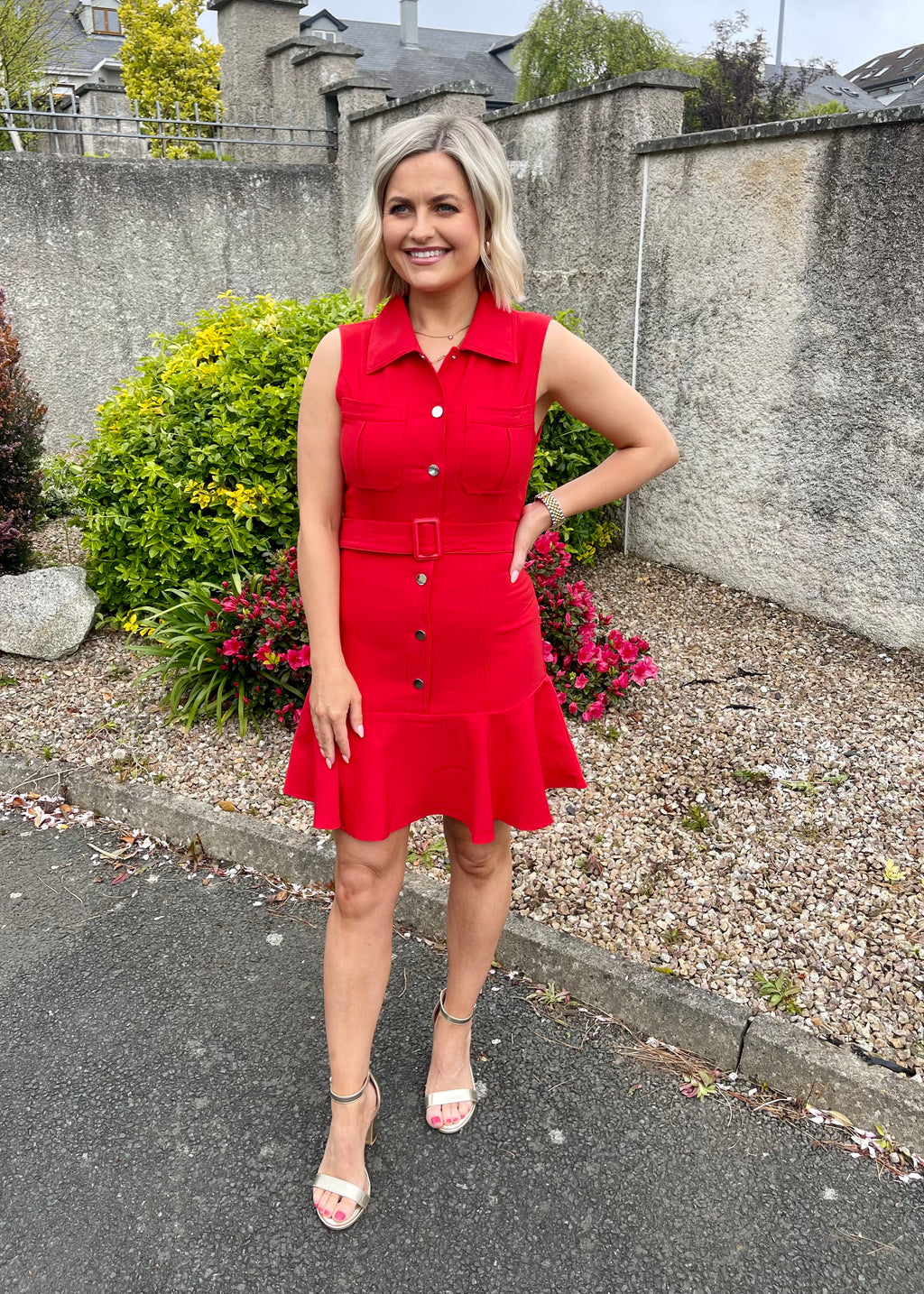 Laurie Dress Red