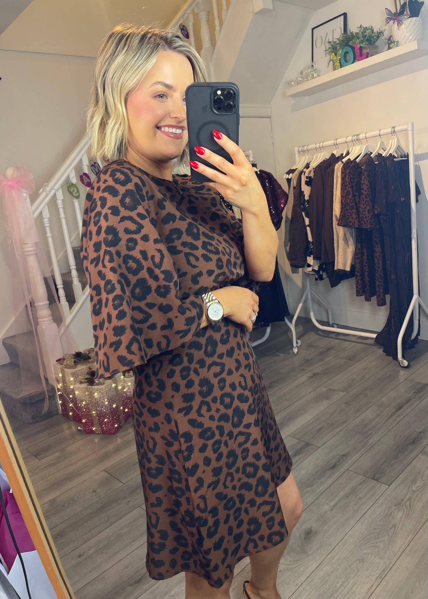 Savannah Leopard Dress