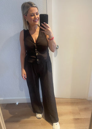 Lauren Co-ord Chocolate Brown
