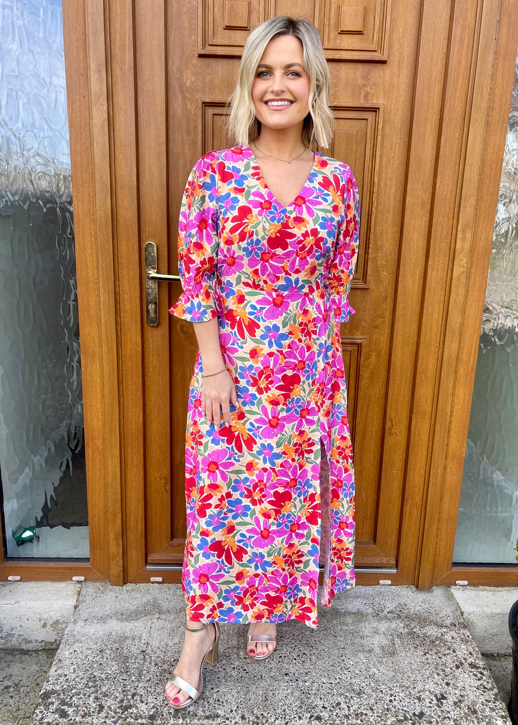 Zara Dress Pink Floral