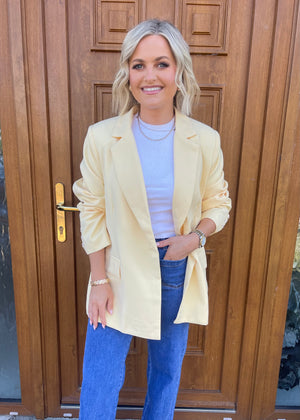 Luna Blazer Lemon