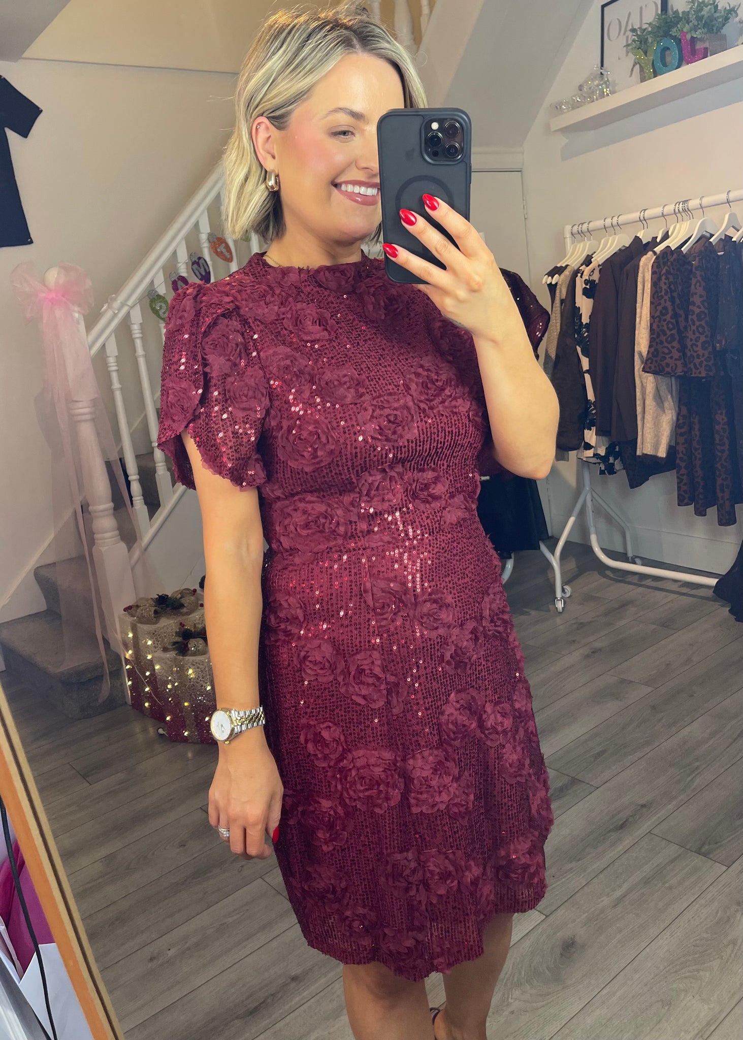 Belle Tulip Mini Sequin Dress