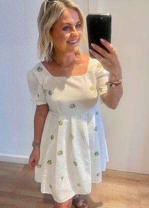 Maisie Dress with Lemons