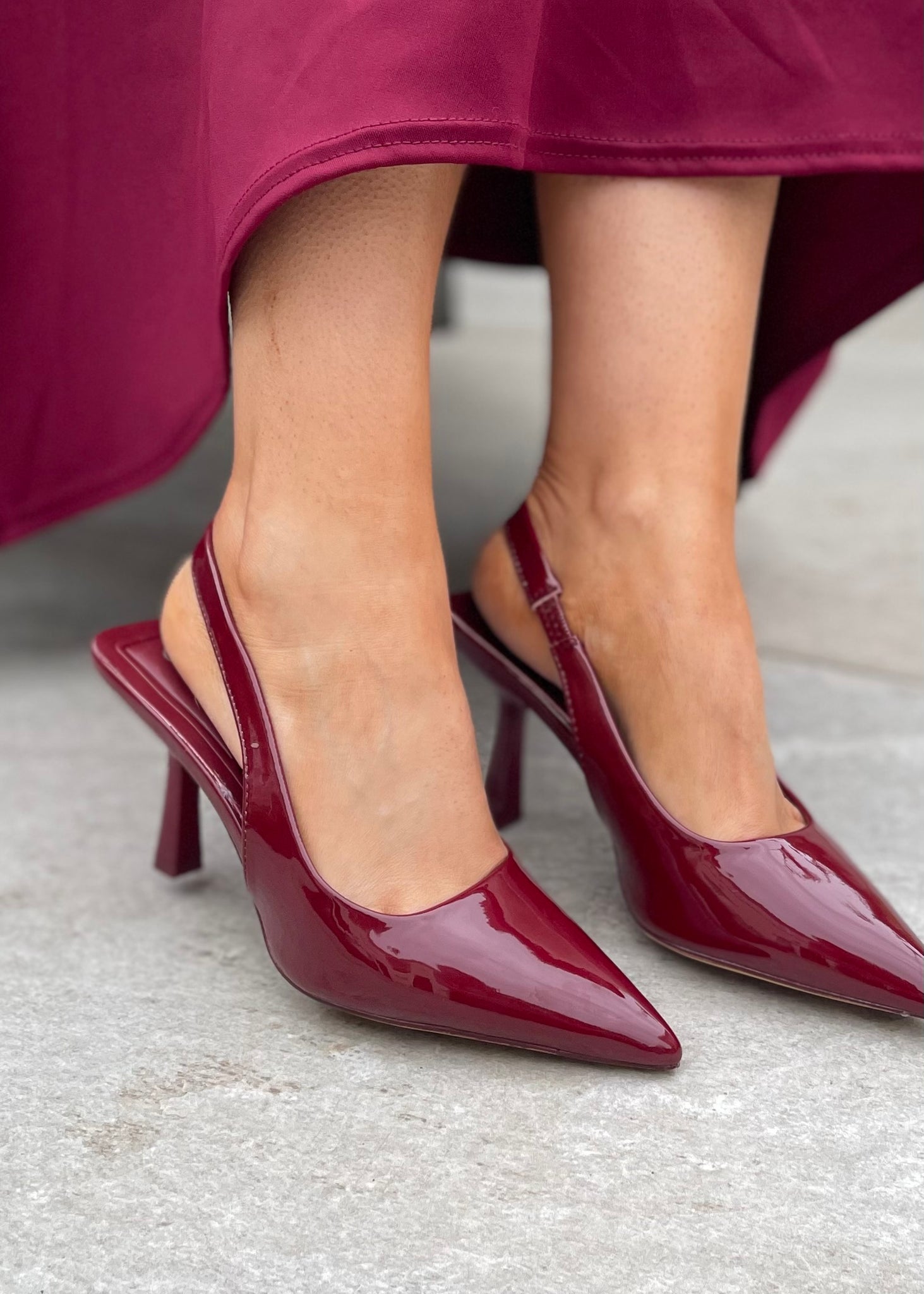 Isabella Shoe Burgundy