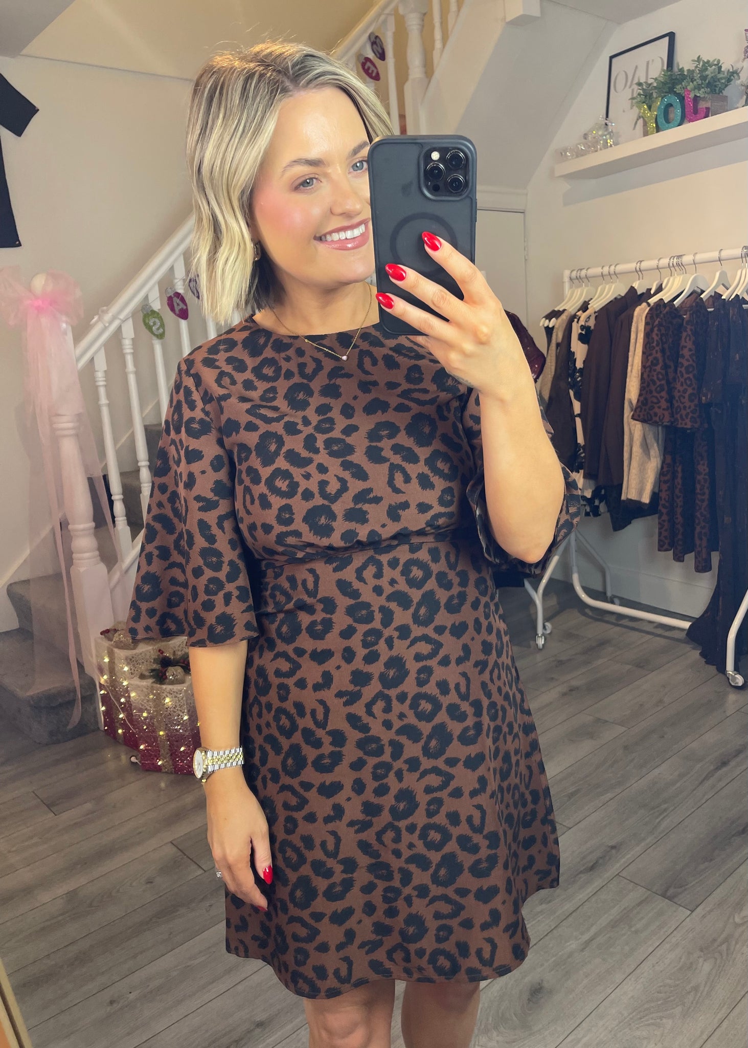 Savannah Leopard Dress