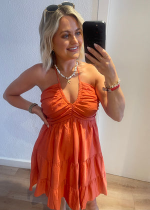 Ellie Dress Burnt Orange