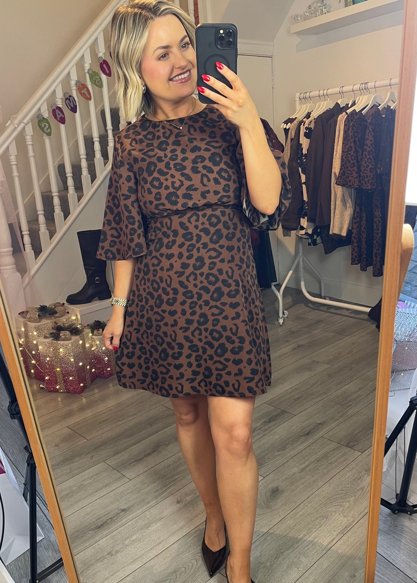 Savannah Leopard Dress
