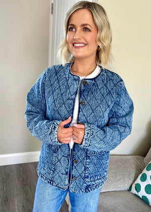 Lexi Denim Bomber