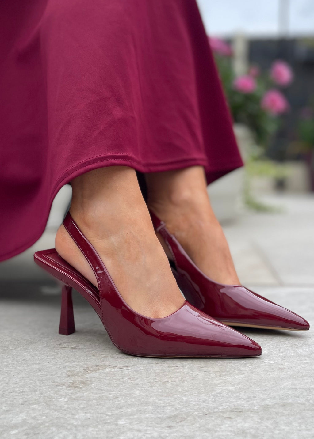 Isabella Shoe Burgundy