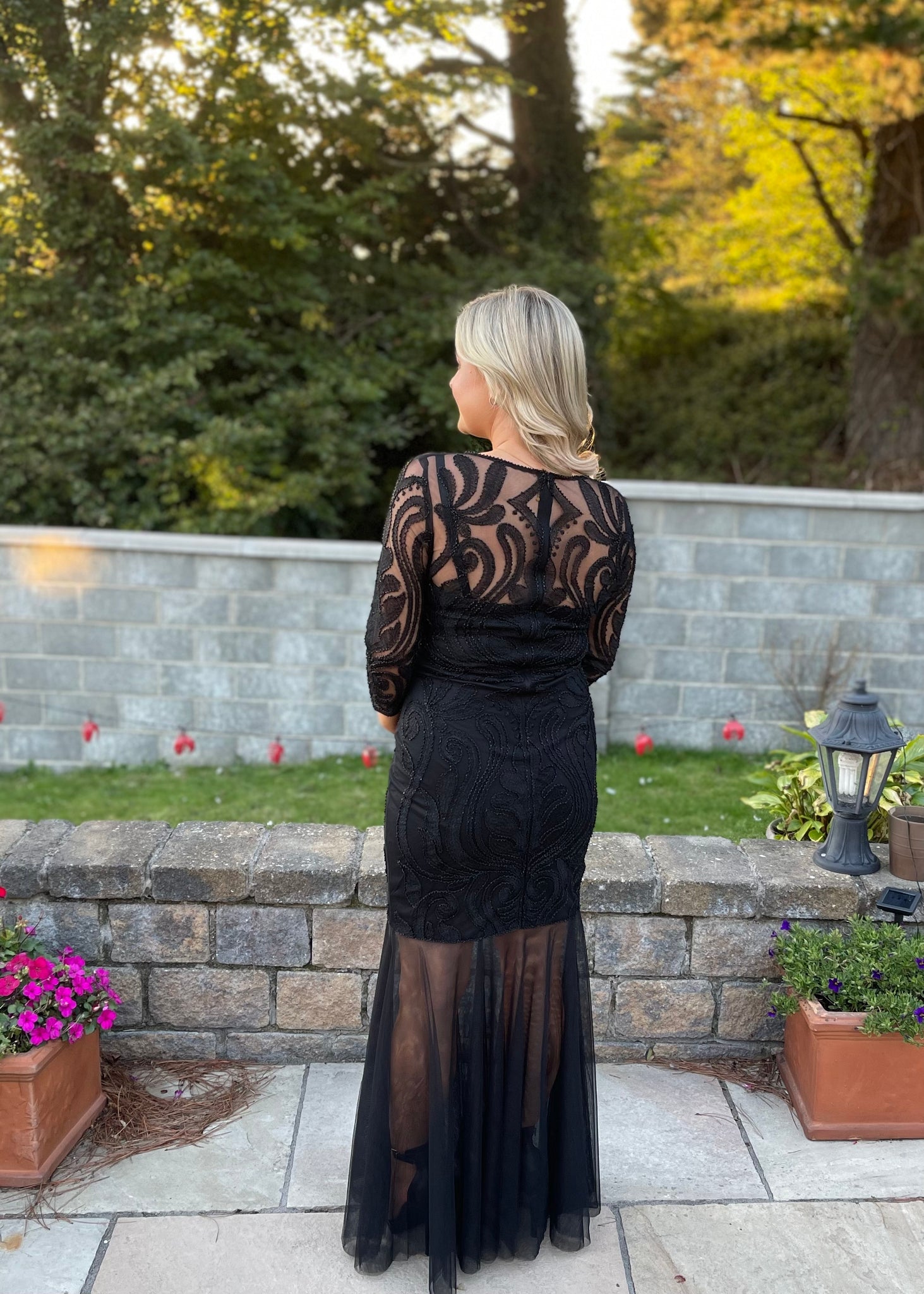 Embellished Dress in Black